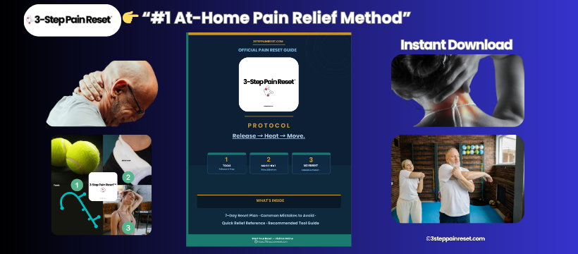 3-Step Pain Reset Protocol — 10 Page At-Home Guide + Bonus App
