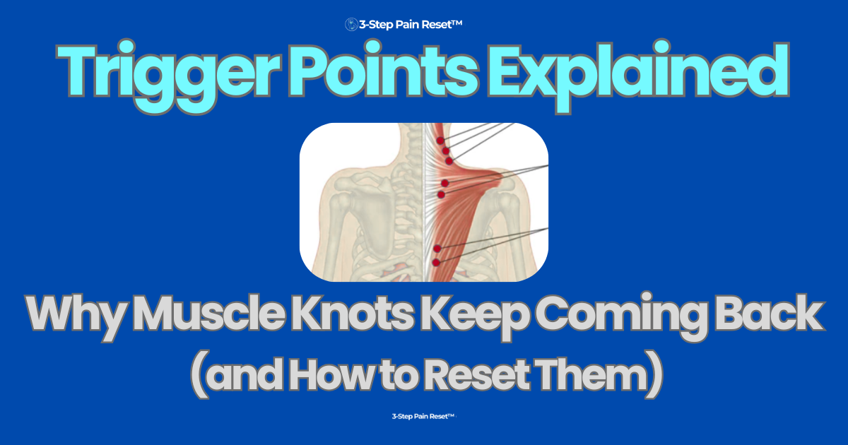 trigger points neck upper back low back muscle knots relief